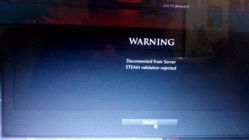 Steam validation rejected 1.6