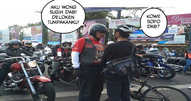 Kumpulan Meme Warga Hadang Moge Arogan di Jogja