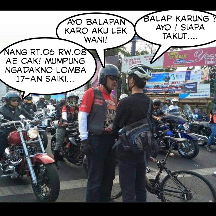 Dialog Pengendara Moge dan Erlanto