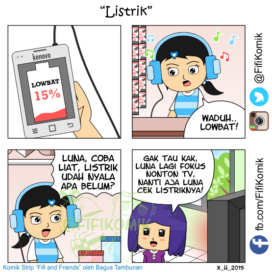 Komik Strip HUT Kemerdekaan RI ke 70 oleh Fifi and Friends (FifiKomik)