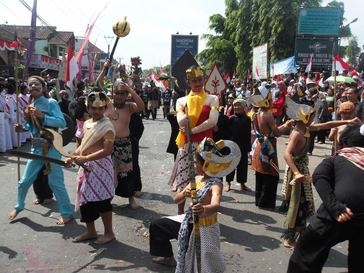 kemeriahan 17 san di kampung ane gan