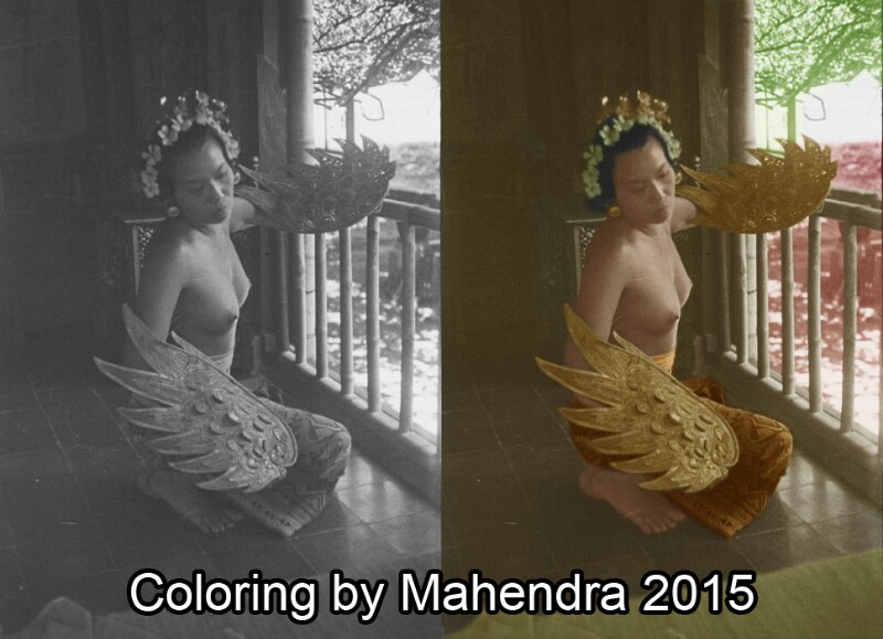 balinese old foto - coloring - mohon pencerahan master2 sekalian....