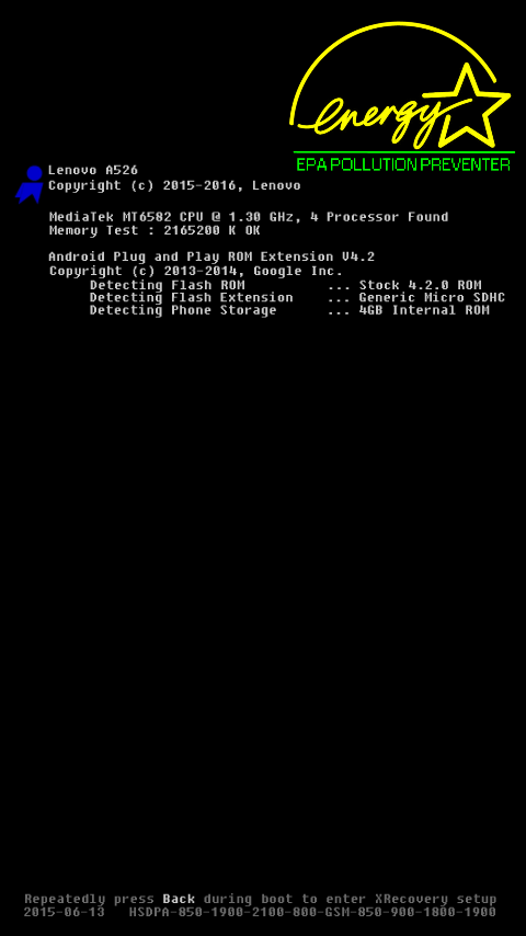 Lenovo A526 Boot Animation (Bios)