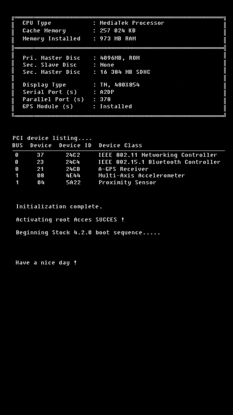 Lenovo A526 Boot Animation (Bios)