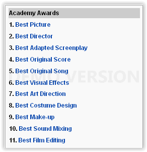 film-film dengan penghargaan oscar terbanyak
