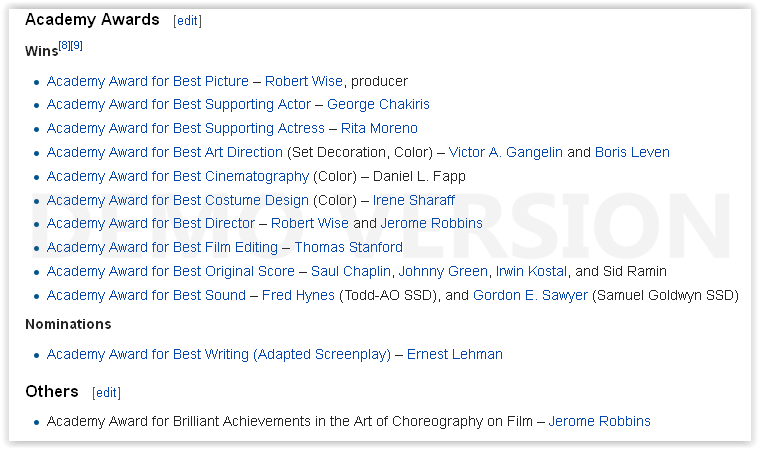 film-film dengan penghargaan oscar terbanyak