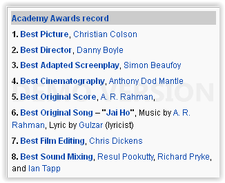 film-film dengan penghargaan oscar terbanyak