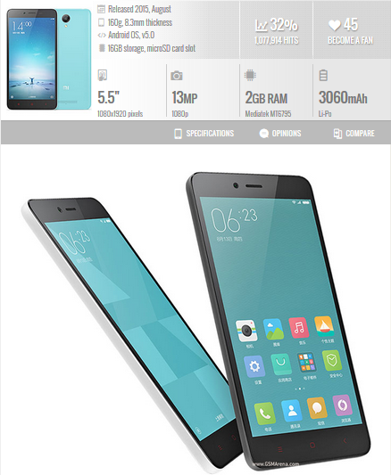  Bingung Gan &#91;&#91; Xiaomi Redmi Note 2 vs Xiaomi Mi 4i &#93;&#93;