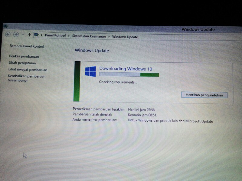 update windows 10 di windows update