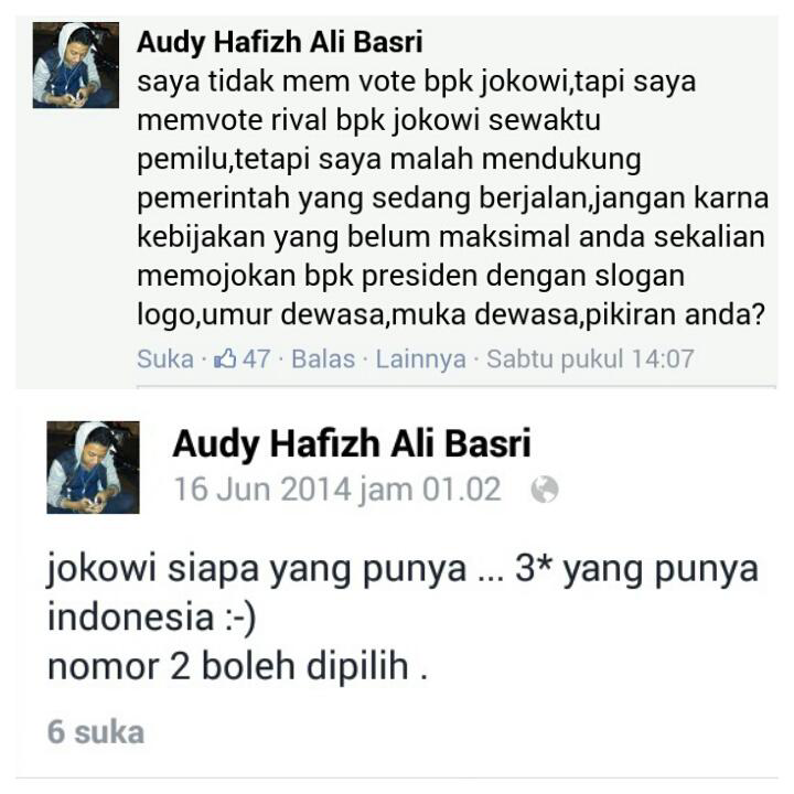 aduh...kok jadi pintar berdusta sih...