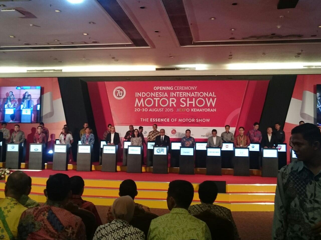 &#91;EVENT&#93; Opening Ceremony Indonesia International Motor Show 2015 di Kemayoran 