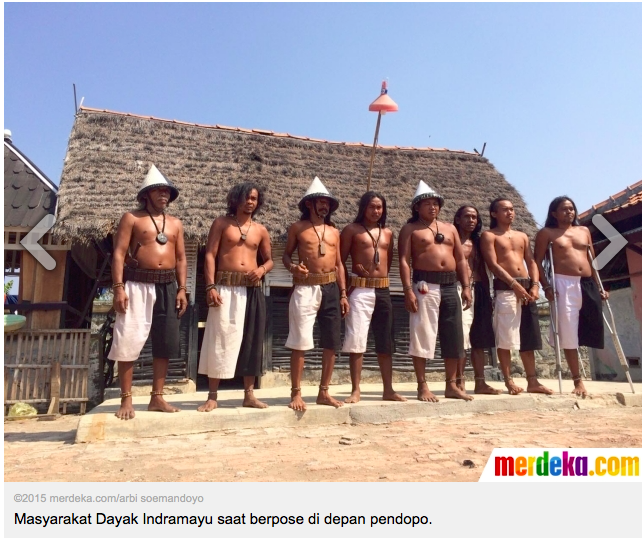 Yuk mari mengenal dayak indramayu gan