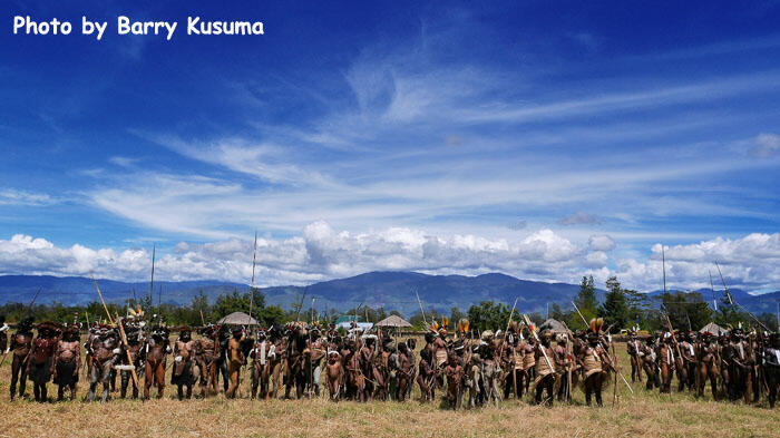 Festival Lembah Baliem Papua yang mendunia.