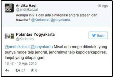 Miris, Polantas Yogyakarta lebih takut dimutasi ketimbang lawan moge