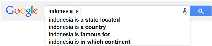 ini yg bakal muncul jika 6 negara ini ingin tahu soal Indonesia di google