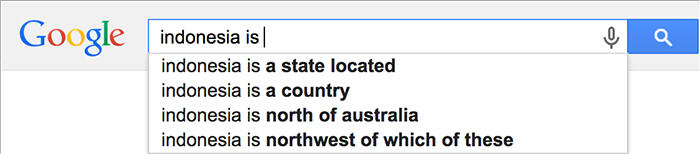ini yg bakal muncul jika 6 negara ini ingin tahu soal Indonesia di google