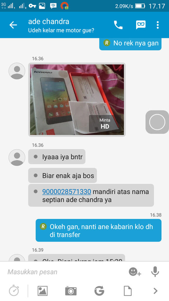 Surat Terbuka Kepada SEPTIAN ADE CHANDRA Alias penipu receh !