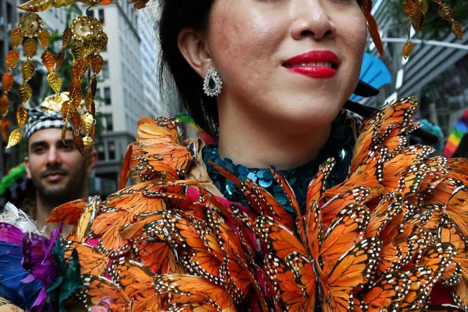 &#91;FOTO HOT&#93; Komunitas Lesbian Gay Indonesia Parade Sukacita di New York