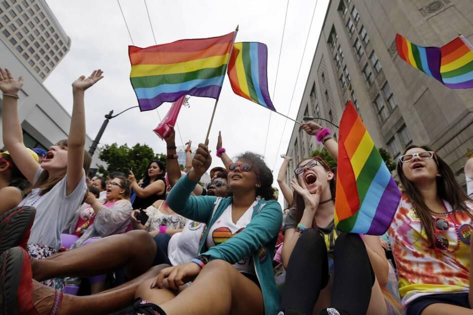 &#91;FOTO HOT&#93; Komunitas Lesbian Gay Indonesia Parade Sukacita di New York