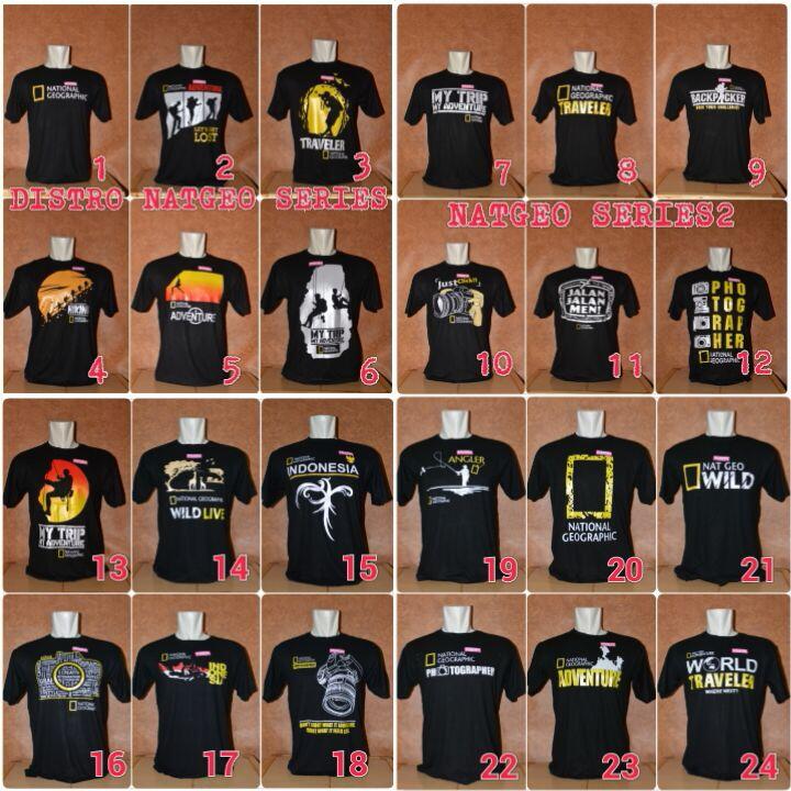 HARGA GROSIR KAOS NATGEO, MY TRIP, BACKPACKER, FOTOGRAFER, TRAVEL, INDONESIA