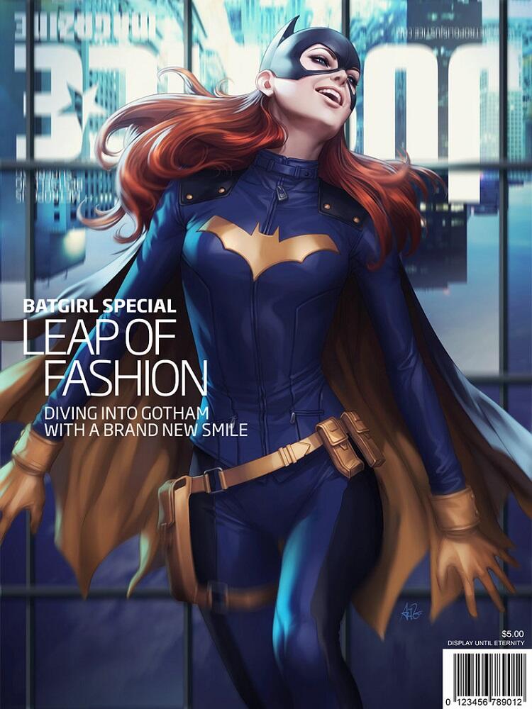 Gambar Karakter Komik Wanita Keren (Justice Magazine)