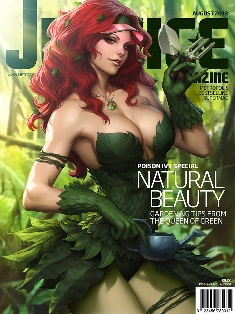 Gambar Karakter Komik Wanita Keren (Justice Magazine)