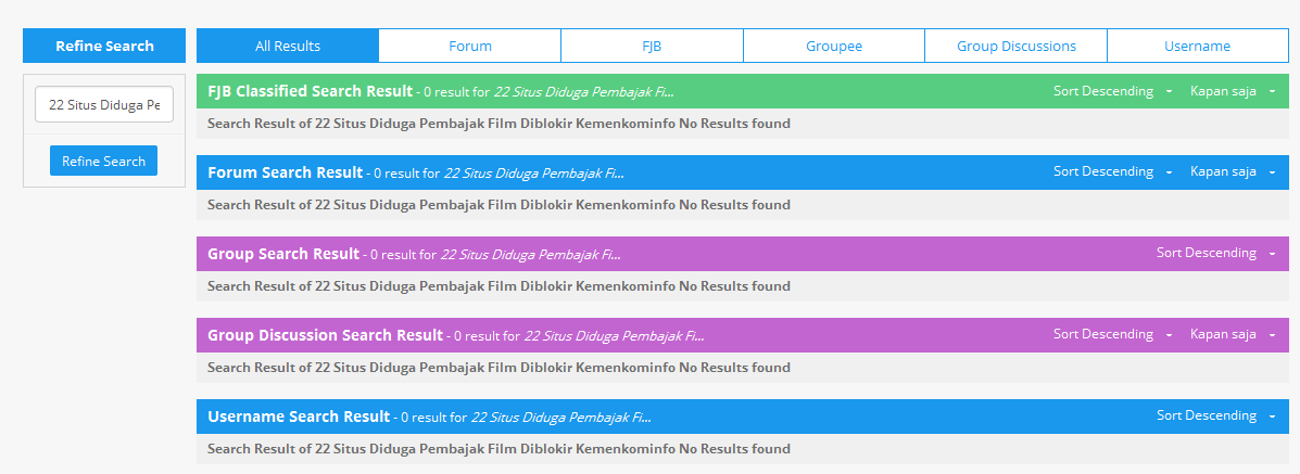 22 Situs Diduga Pembajak Film Diblokir Kemenkominfo