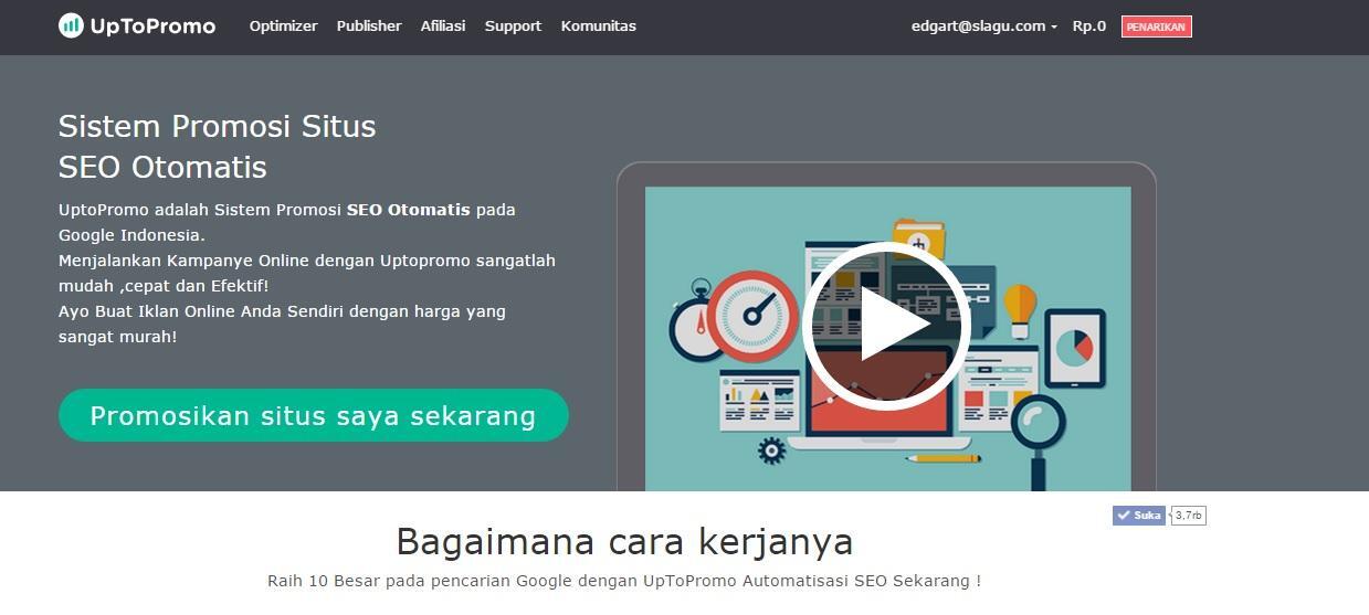 UpToPromo – Optimasi Situsmu Mulai Dari 10rb per Keyword! (20x lebih murah dari GA)