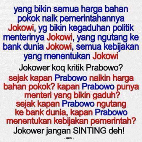 Begini jadinya kalau problem negara Diluar kapasitas pemimpin nya