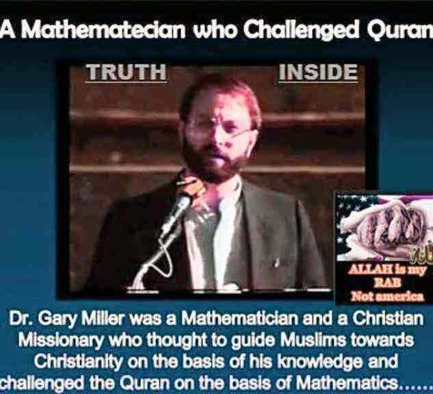 Gary Miller Misionaris Kristen, Sang Penantang Al Quran