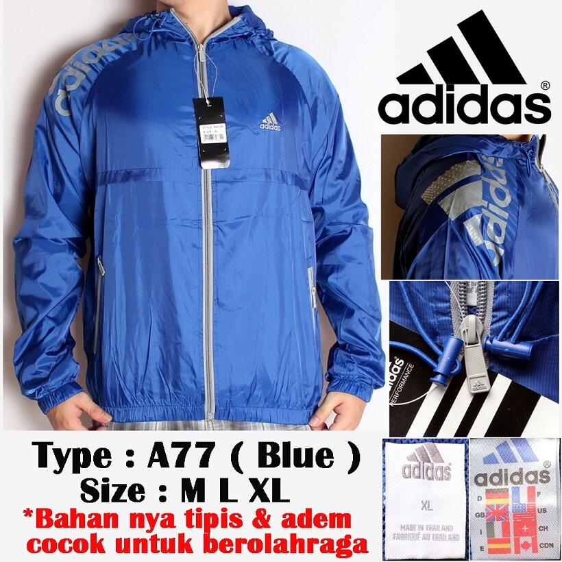 Jaket Adidas Parasut Bolak Balik