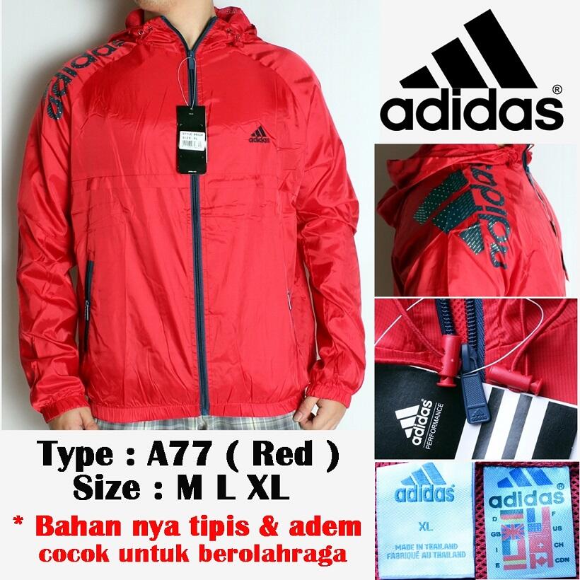 Jaket Adidas Parasut Bolak Balik