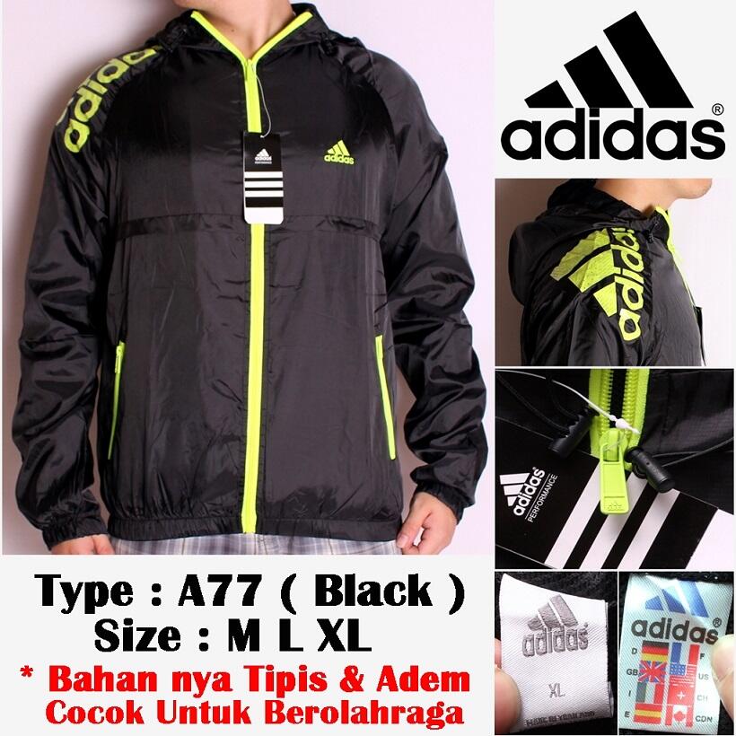 Jaket Adidas Parasut Bolak Balik