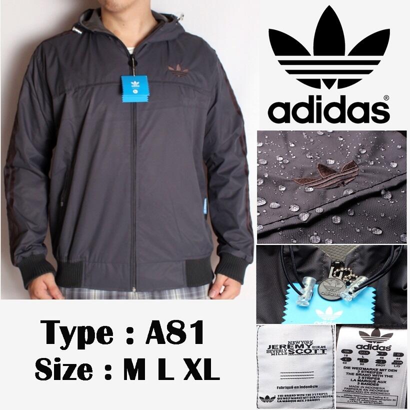 Jaket Adidas Parasut Bolak Balik