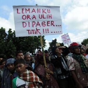 Bentrok TNI VS Petani di Kebumen