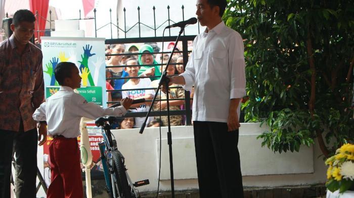Penampakan 'Sepeda Bencong' Pemberian Jokowi ke Anak SD