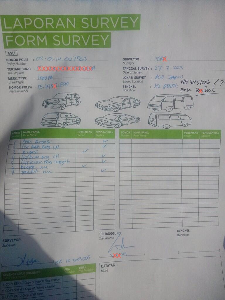 KECEWA PELAYANAN ACE JAYA PROTEKSI