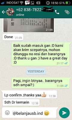 ++++++ Testimonial BelanjaUSB :D ++++++ 