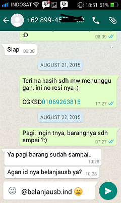 ++++++ Testimonial BelanjaUSB :D ++++++ 