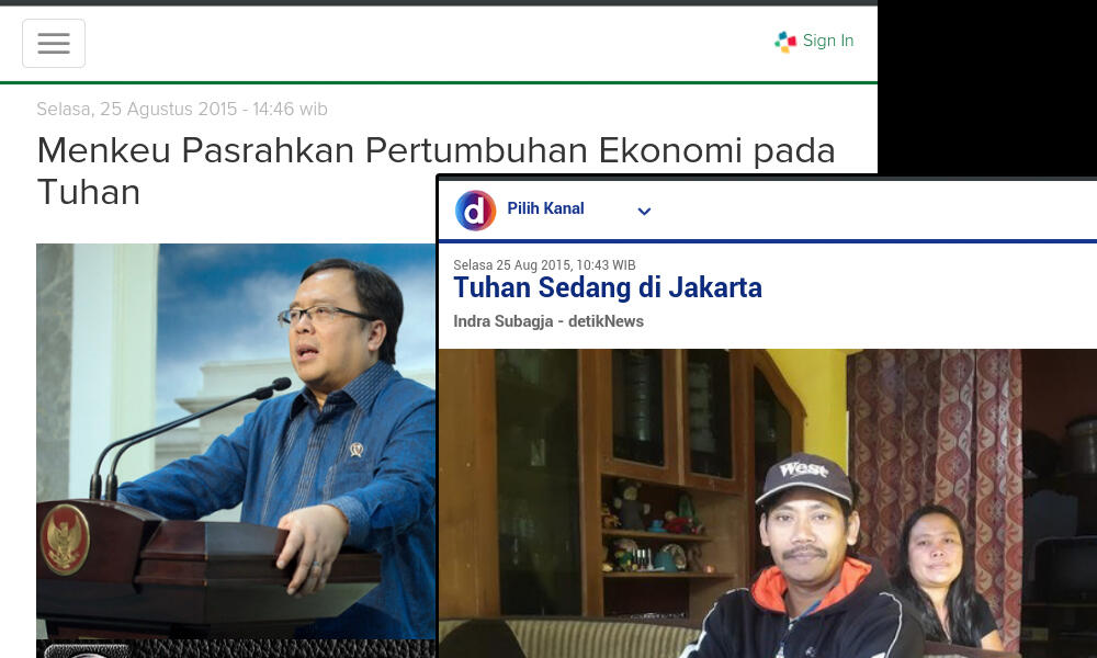 Menkeu Pasrahkan Pertumbuhan Ekonomi pada Tuhan