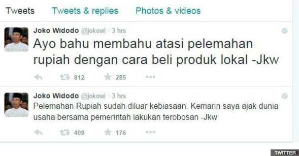 Jokowi Bersabda: &quot;Rakyat Belilah Produk Lokal Demi Kuatkan Rupiah&quot;