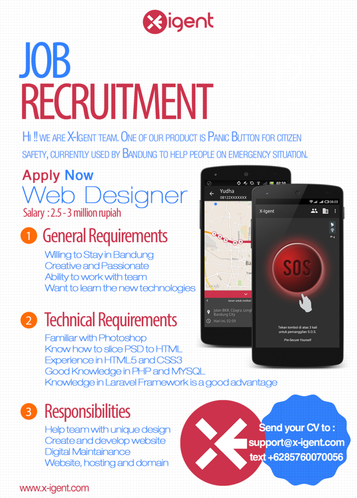 Di Butuhkan Web Designer - kontrak - Freshgraduate Welcome