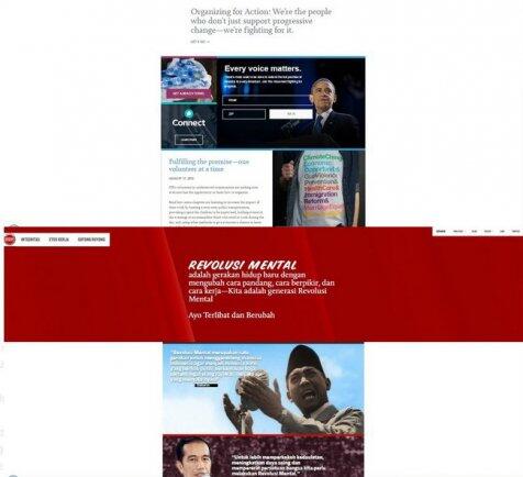 HEBOH, Netizen Sebut revolusimental.go.id Sontek Webiste Obama, Ini Buktinya!