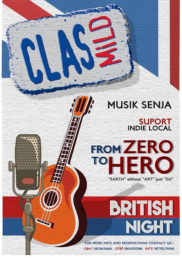 (Music Event) musik senja with clasmild to BRITISH NIGHT