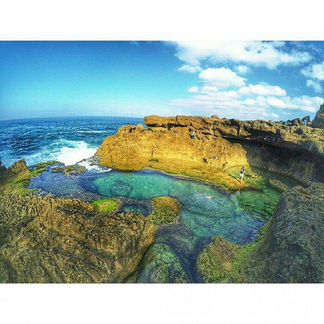 Surga di Tulungagung, Foto Pantai Kedung Tumpang Bikin Melongo