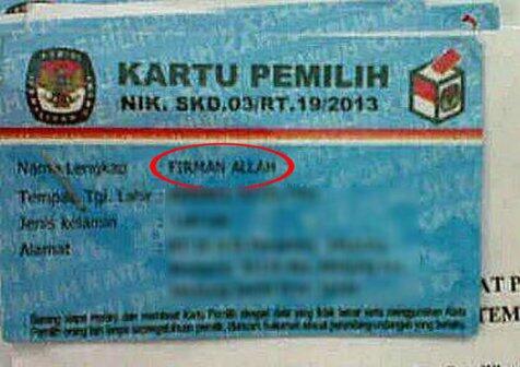 Nama-nama Orang Indonesia Yang Unik Bikin Ngakak