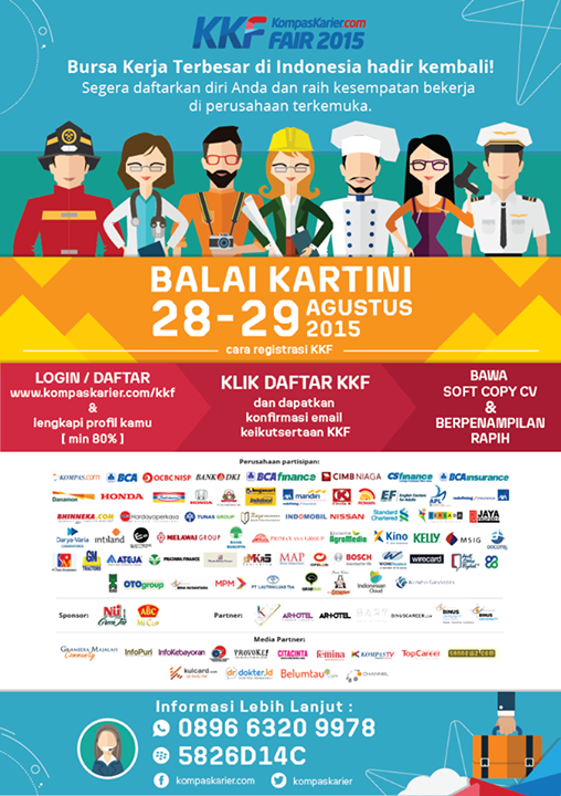Kompas Karier Fair 2015: Kesempatan Agan Raih Pekerjaan Impian!