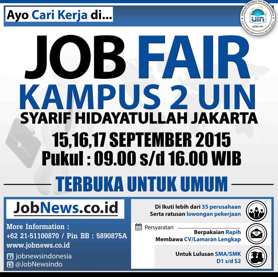 Job Fair Kampus 2 UIN Syarif Hidayatullah Jakarta