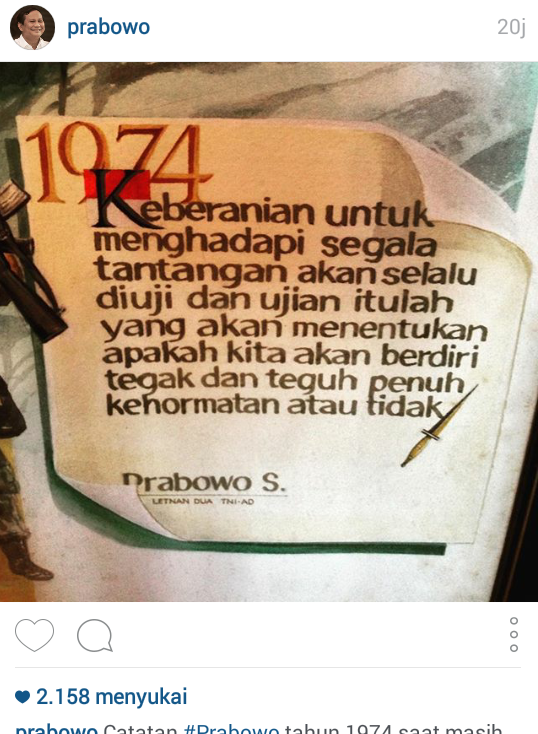 Prabowo Sentil Keberanian Jokowi, Gaspol : Ini Momentum Bagus