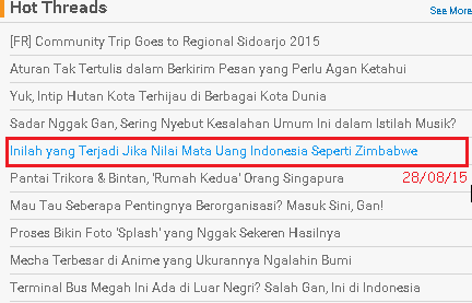 Inilah Yang Terjadi Jika Nilai Mata Uang Indonesia Seperti Zimbabwe